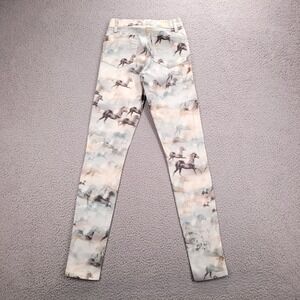 PAIGE Jeans Size‎ 23 Hoxton Ultra Skinny Wild Heart Horse Print 22x29